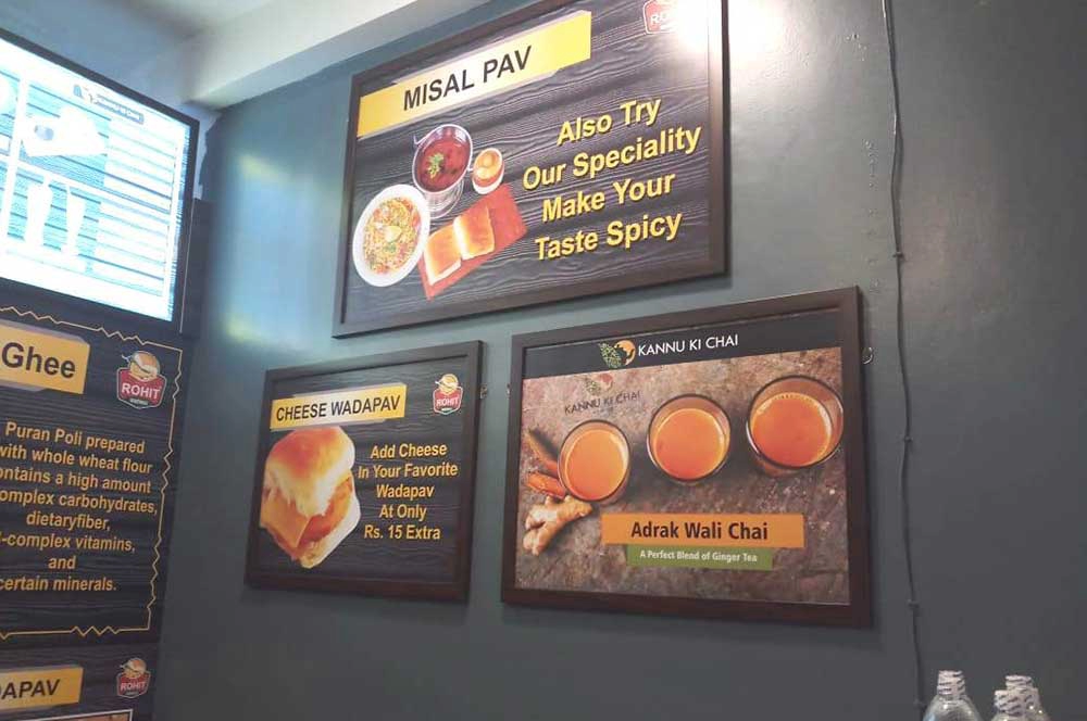 Wadapav cafe at Kumar Pacific Mall